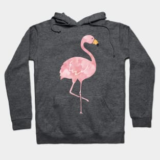 Watercolor Flamingo Hoodie